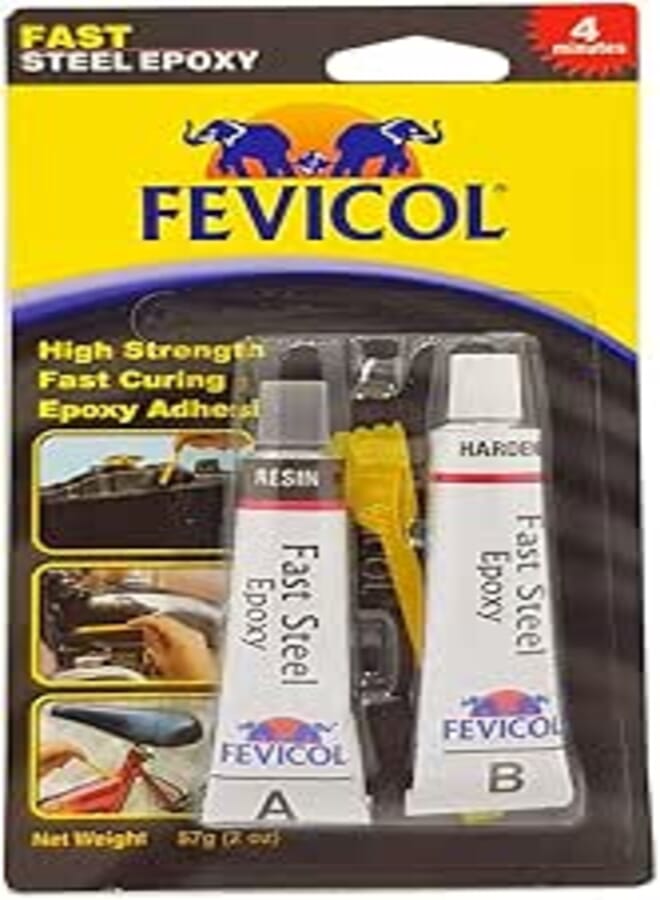 Fevicol fast steel epoxy 2pcs - 57.2g